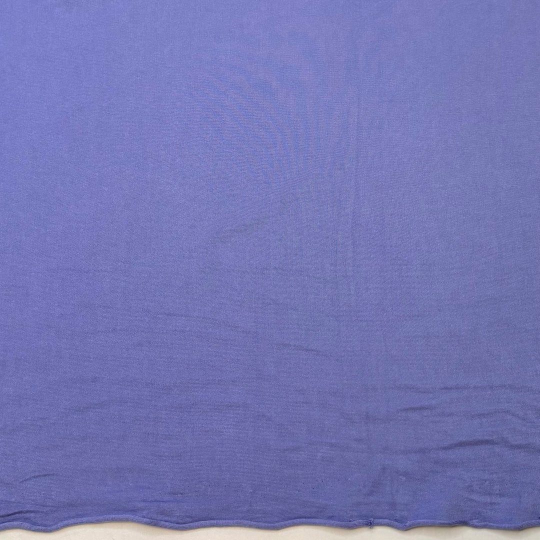 Alstroemeria - Jersey Bamboo Blend Knit - Light Blue/Purple - 2.15M Bundle - True Deadstock fabric Fabric by private - Sustainable Textile | FABCYCLE