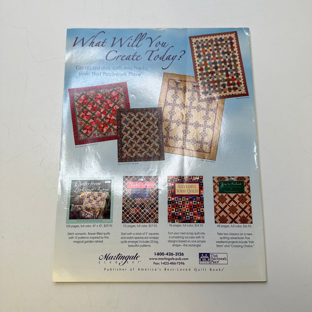 American Patchwork & Quilting June 2002 Books - Blue Multi - Individual - True Deadstock supplies Fabric by private - Sustainable Textile | FABCYCLE