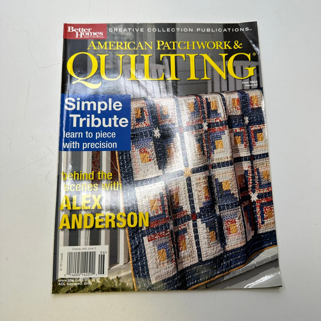 American Patchwork &amp; Quilting June 2003 Books - Grey Multi - Individual - True Deadstock supplies Fabric by private - Sustainable Textile | FABCYCLE