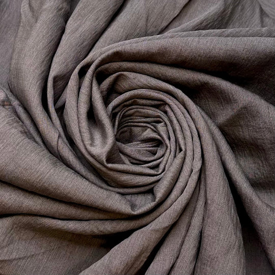 Anastasia Steele - Polyester Blend Woven - Grey - 2.8M Bundle - True Deadstock fabric Fabric by private - Sustainable Textile | FABCYCLE