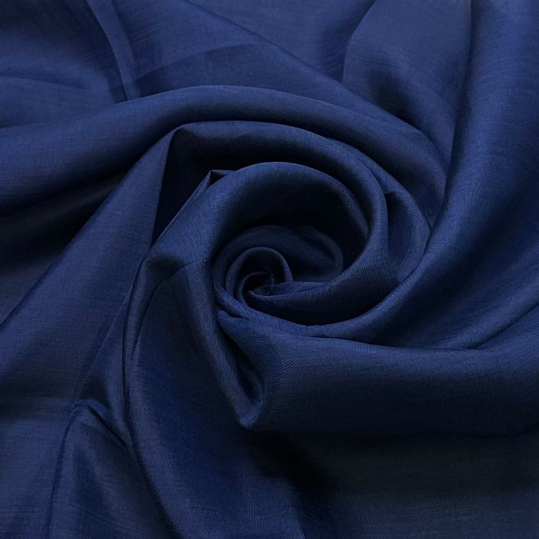 Ancient Astronomy - Silk Woven - Dark Blue - 4.8M Bundle - True Deadstock fabric Fabric by private - Sustainable Textile | FABCYCLE