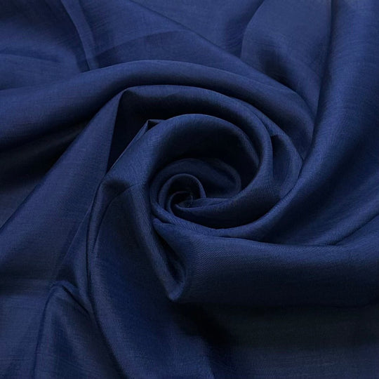 Ancient Astronomy - Silk Woven - Dark Blue - 4.8M Bundle - True Deadstock fabric Fabric by private - Sustainable Textile | FABCYCLE