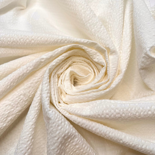 Ancient Manuscripts - Cotton Blend Woven - Light Cream - 1.95M Bundle - True Deadstock fabric Fabric by private - Sustainable Textile | FABCYCLE