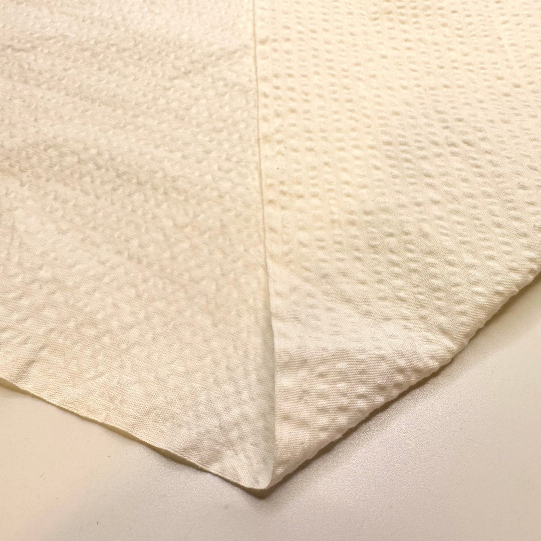 Ancient Manuscripts - Cotton Blend Woven - Light Cream - 1.95M Bundle - True Deadstock fabric Fabric by private - Sustainable Textile | FABCYCLE