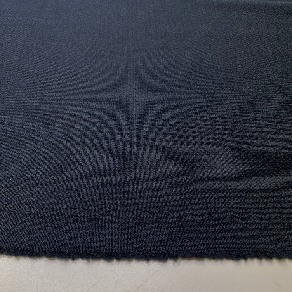 Ancient Sailing Maps - Polyester Blend Knit - Navy - Bundles - True Deadstock fabric Fabric by private - Sustainable Textile | FABCYCLE