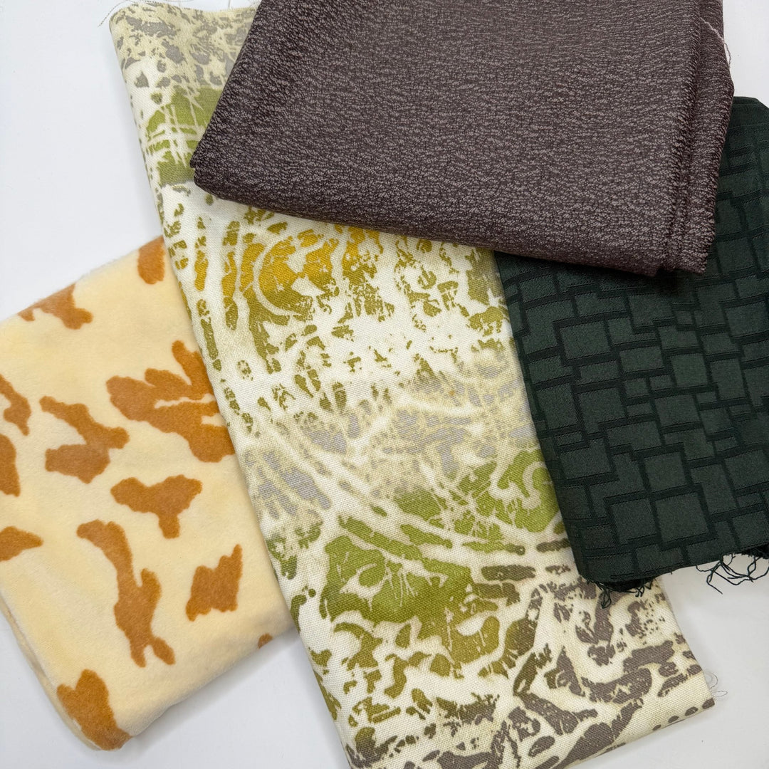 Animal Safari - Small Bundles - Fun 4 Pack - True Deadstock Fabric Fabric by FABCYCLE shop - Sustainable Textile | FABCYCLE