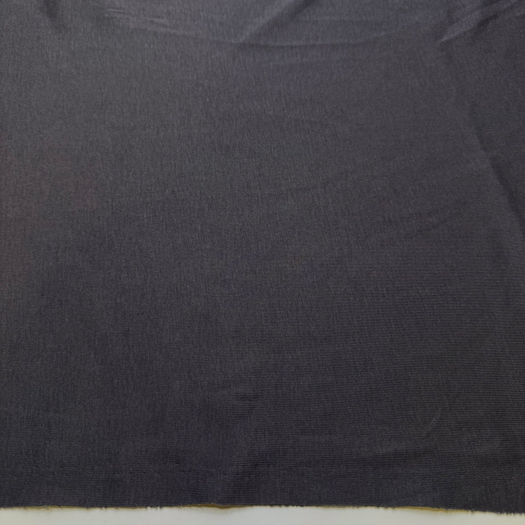 Antarctic Ozone Hole Shrunk - Copper Infused Rib Knit Cotton/Poly Knit - Dark Grey - 1.2M Bundle - True Deadstock fabric Fabric by private - Sustainable Textile | FABCYCLE