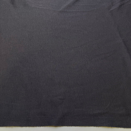 Antarctic Ozone Hole Shrunk - Copper Infused Rib Knit Cotton/Poly Knit - Dark Grey - 1.2M Bundle - True Deadstock fabric Fabric by private - Sustainable Textile | FABCYCLE