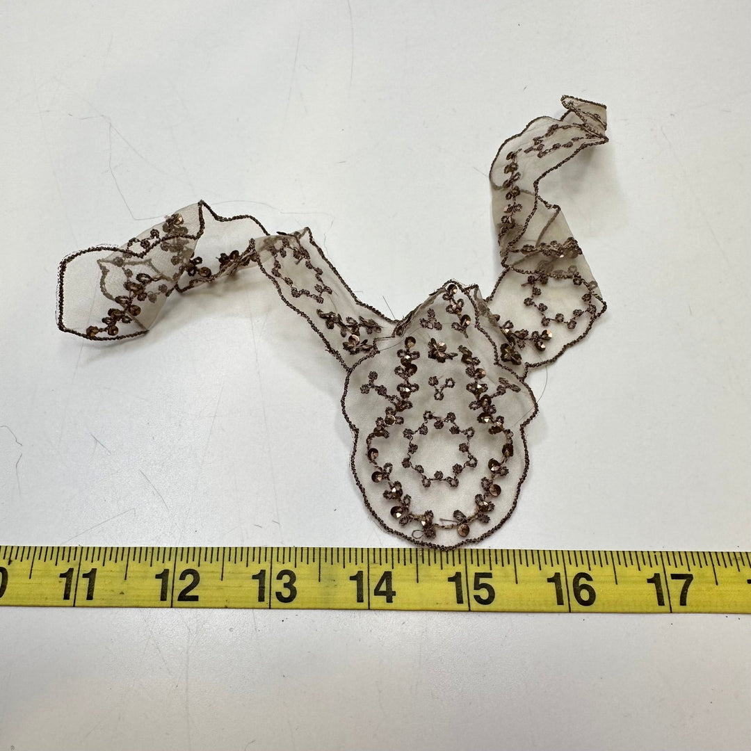 Applique - Brown - Individual - True Deadstock supplies Fabric by private - Sustainable Textile | FABCYCLE