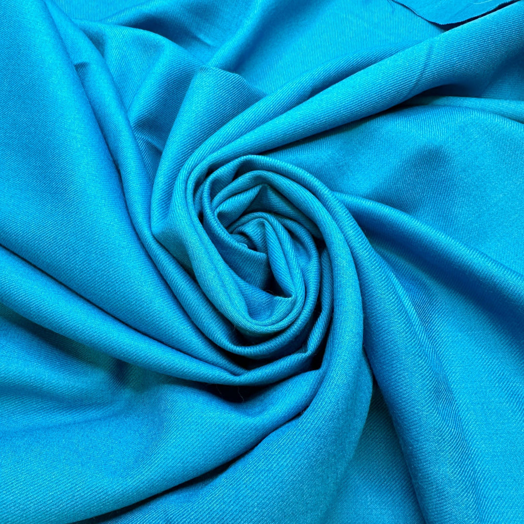 Aquaponics - Wool Woven - Blue - 2.6M Bundle - True Deadstock fabric Fabric by private - Sustainable Textile | FABCYCLE