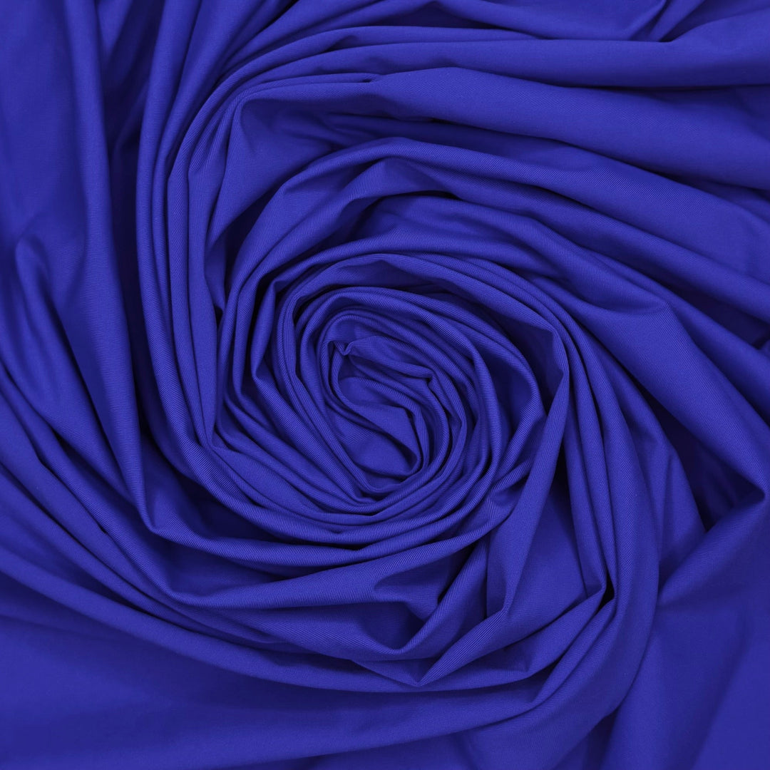 Aquatic Relaxation - Jersey Lycra Nylon/Spandex Knit - Dark Blue - 1M Bundle - True Deadstock fabric Fabric by private - Sustainable Textile | FABCYCLE