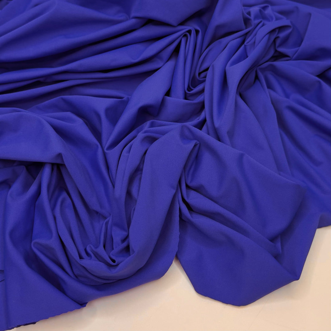 Aquatic Relaxation - Jersey Lycra Nylon/Spandex Knit - Dark Blue - 1M Bundle - True Deadstock fabric Fabric by private - Sustainable Textile | FABCYCLE