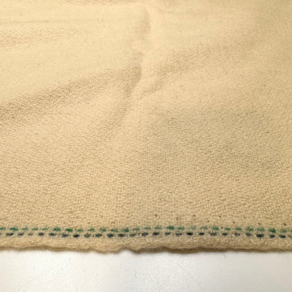 Archive Discoveries - Crepe Wool Woven - Dark Blue/Cream - 3.65M Bundle - True Deadstock fabric Fabric by private - Sustainable Textile | FABCYCLE