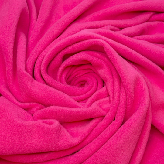Arctic Blooms - Jersey Fleece Poly/Spandex Knit - Pink - 3.25M Bundle - True Deadstock fabric Fabric by private - Sustainable Textile | FABCYCLE