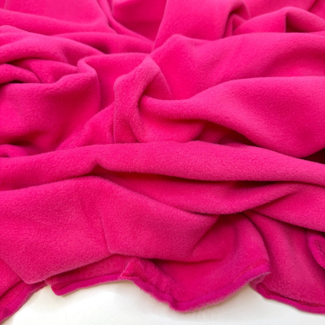 Arctic Blooms - Jersey Fleece Poly/Spandex Knit - Pink - 3.25M Bundle - True Deadstock fabric Fabric by private - Sustainable Textile | FABCYCLE