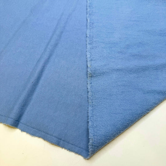 Arctic Currents - Jersey Fleece Cotton Knit - Blue - 1M Bundle - True Deadstock fabric Fabric by private - Sustainable Textile | FABCYCLE