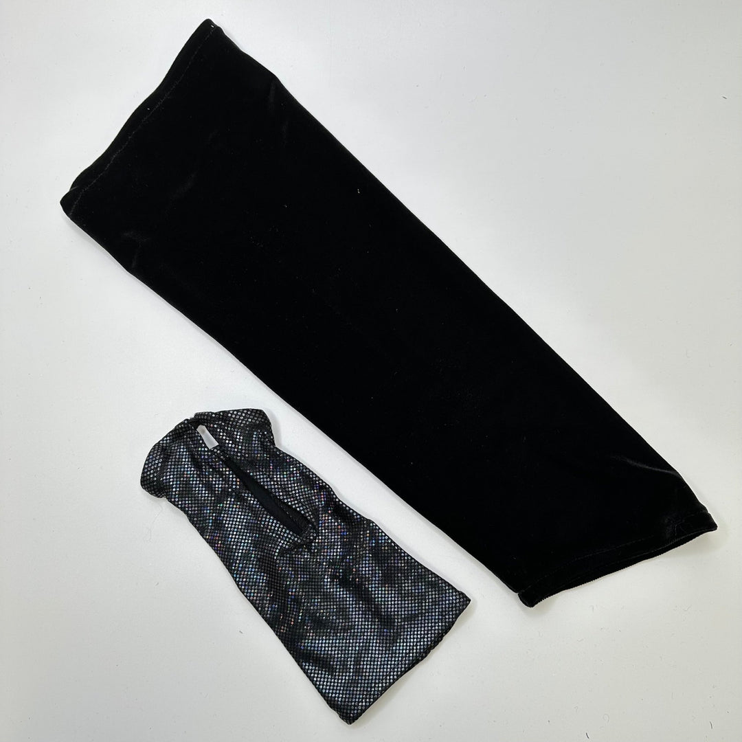 Arm Band Accessories - Black/Silver - 2 Pack - True Deadstock supplies Fabric by private - Sustainable Textile | FABCYCLE