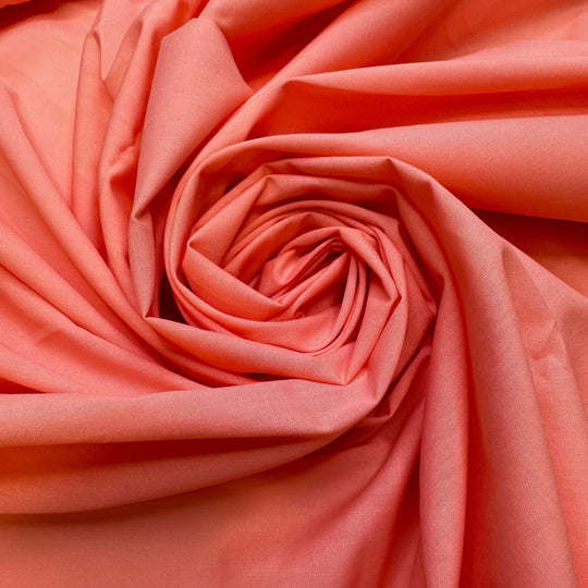 Art Grants - Polyester Blend Woven - Peach - 1.25M Bundle - True Deadstock fabric Fabric by private - Sustainable Textile | FABCYCLE