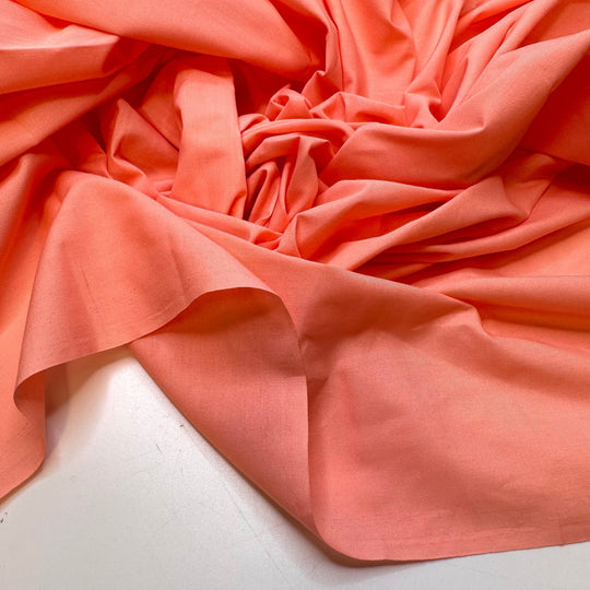 Art Grants - Polyester Blend Woven - Peach - 1.25M Bundle - True Deadstock fabric Fabric by private - Sustainable Textile | FABCYCLE