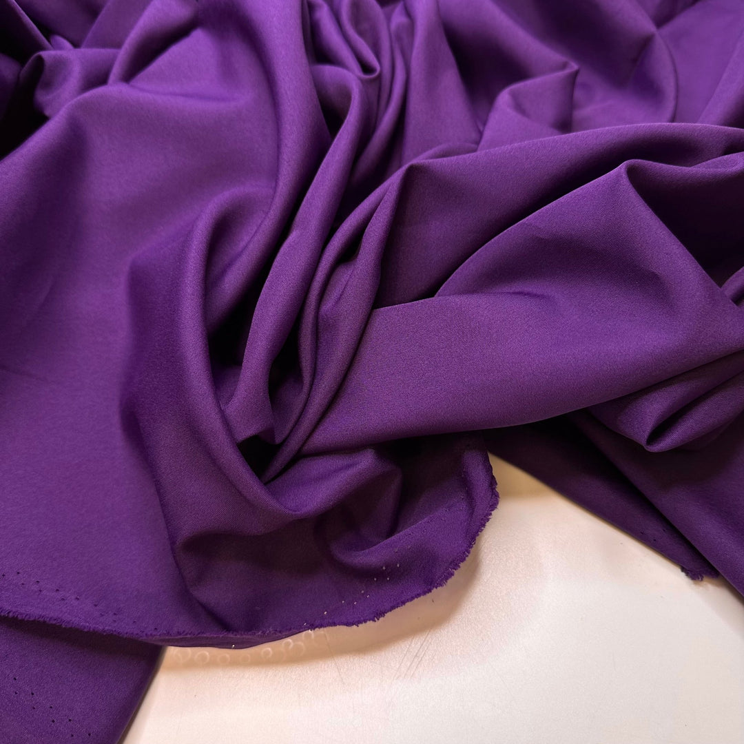 Artist - Poly Woven - Dark Purple - 3.25M Bundle - True Deadstock fabric Fabric by private - Sustainable Textile | FABCYCLE
