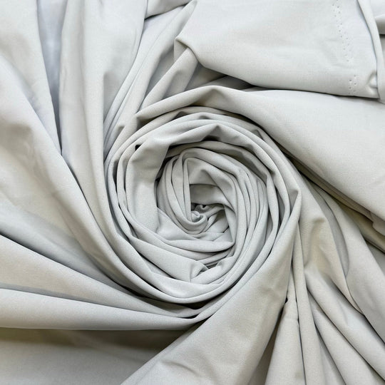 Ascendency - Double Cloth Knit Poly/Spandex - Light Grey - 3M Bundle - True Deadstock fabric Fabric by private - Sustainable Textile | FABCYCLE
