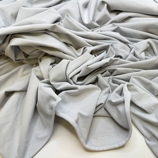 Ascendency - Double Cloth Knit Poly/Spandex - Light Grey - 3M Bundle - True Deadstock fabric Fabric by private - Sustainable Textile | FABCYCLE