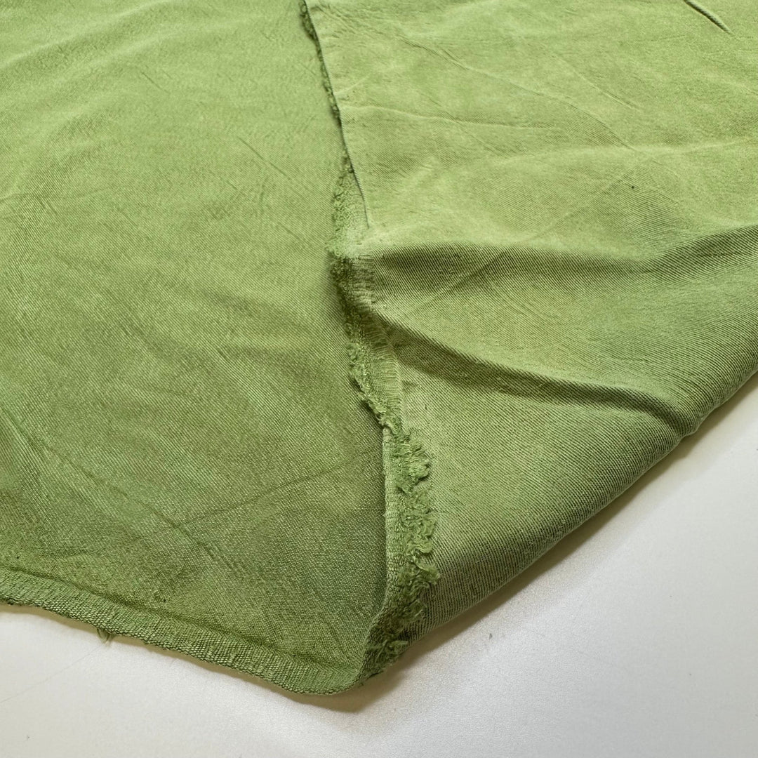 Asking For Vegetarian Options - Cotton Blend Woven - Light Green - 3.25M Bundle - True Deadstock fabric Fabric by private - Sustainable Textile | FABCYCLE