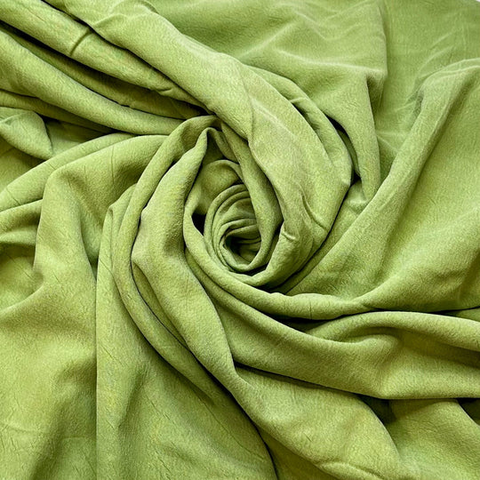 Asking For Vegetarian Options - Cotton Blend Woven - Light Green - 3.25M Bundle - True Deadstock fabric Fabric by private - Sustainable Textile | FABCYCLE