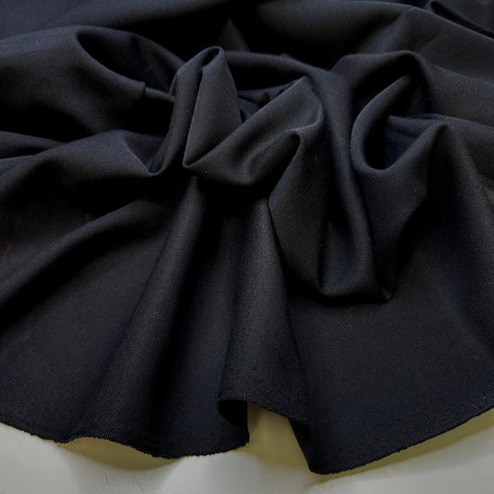 Astronaut - Polyester Blend Woven - Black - 1.1M Bundle - True Deadstock fabric Fabric by private - Sustainable Textile | FABCYCLE