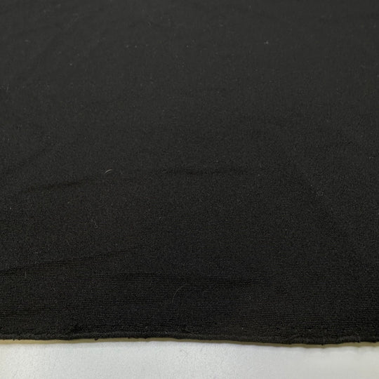 At Home In His Arms - Polyester Blend Knit - Black - 1M Bundle - True Deadstock fabric Fabric by private - Sustainable Textile | FABCYCLE