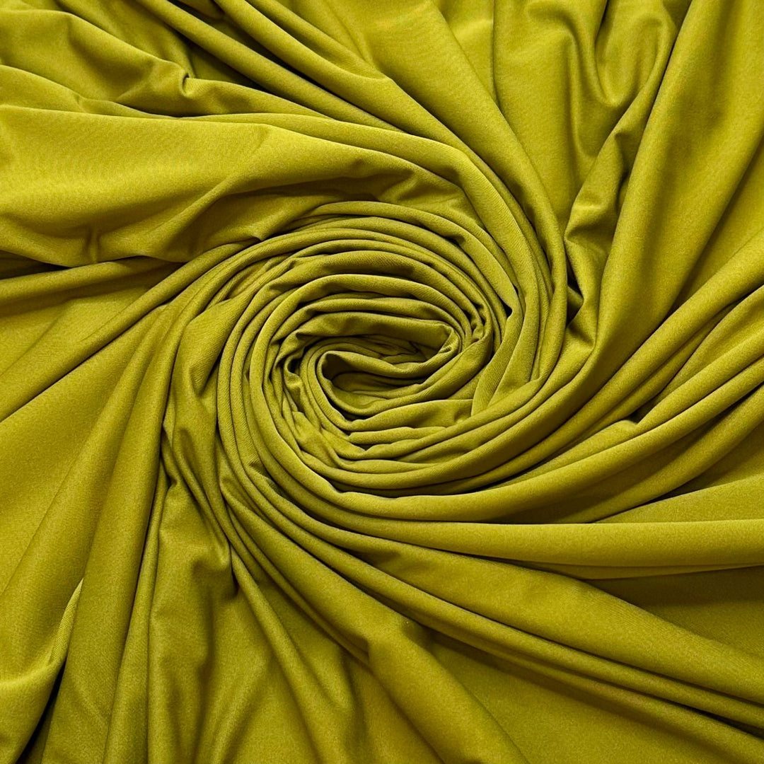 Athleisure - Tubular Polyester Blend Knit - Green - 1M Bundle - True Deadstock fabric Fabric by private - Sustainable Textile | FABCYCLE
