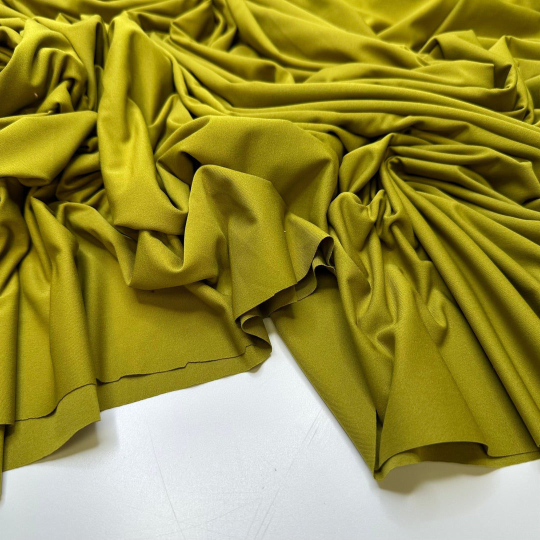 Athleisure - Tubular Polyester Blend Knit - Green - 1M Bundle - True Deadstock fabric Fabric by private - Sustainable Textile | FABCYCLE