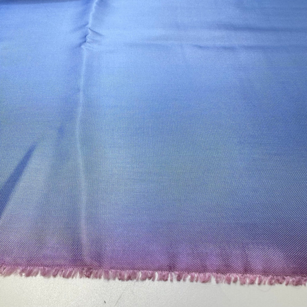 Aurora - Vintage Polyester Blend Woven - Light Blue/Pink - 2M Bundle - True Deadstock fabric Fabric by private - Sustainable Textile | FABCYCLE