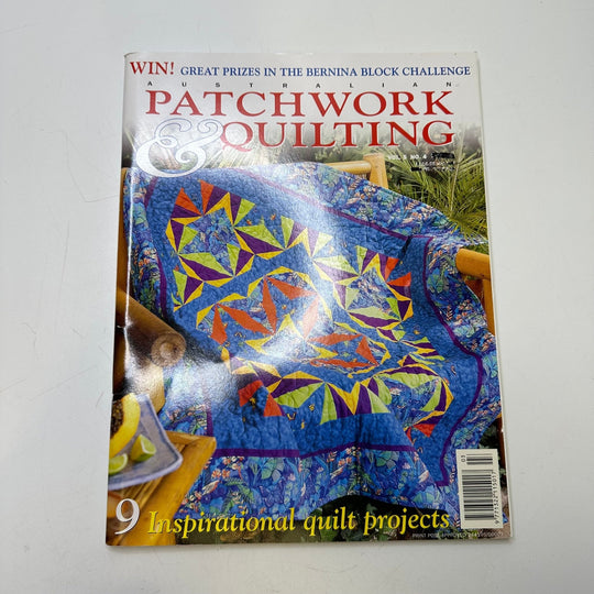 Australian Patchwork &amp; Quilting Vol 5 No 4 Books - Blue Multi - Individual - True Deadstock supplies Fabric by private - Sustainable Textile | FABCYCLE