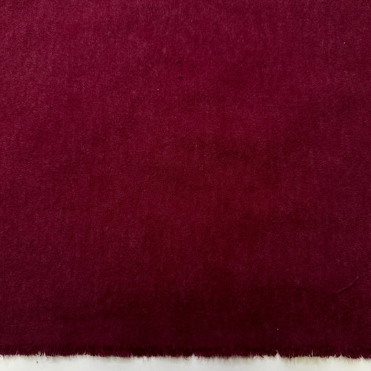 Autumn Is Here - Brushed Cotton Blend Woven - Burgundy - 2.5M Bundle - True Deadstock fabric Fabric by private - Sustainable Textile | FABCYCLE