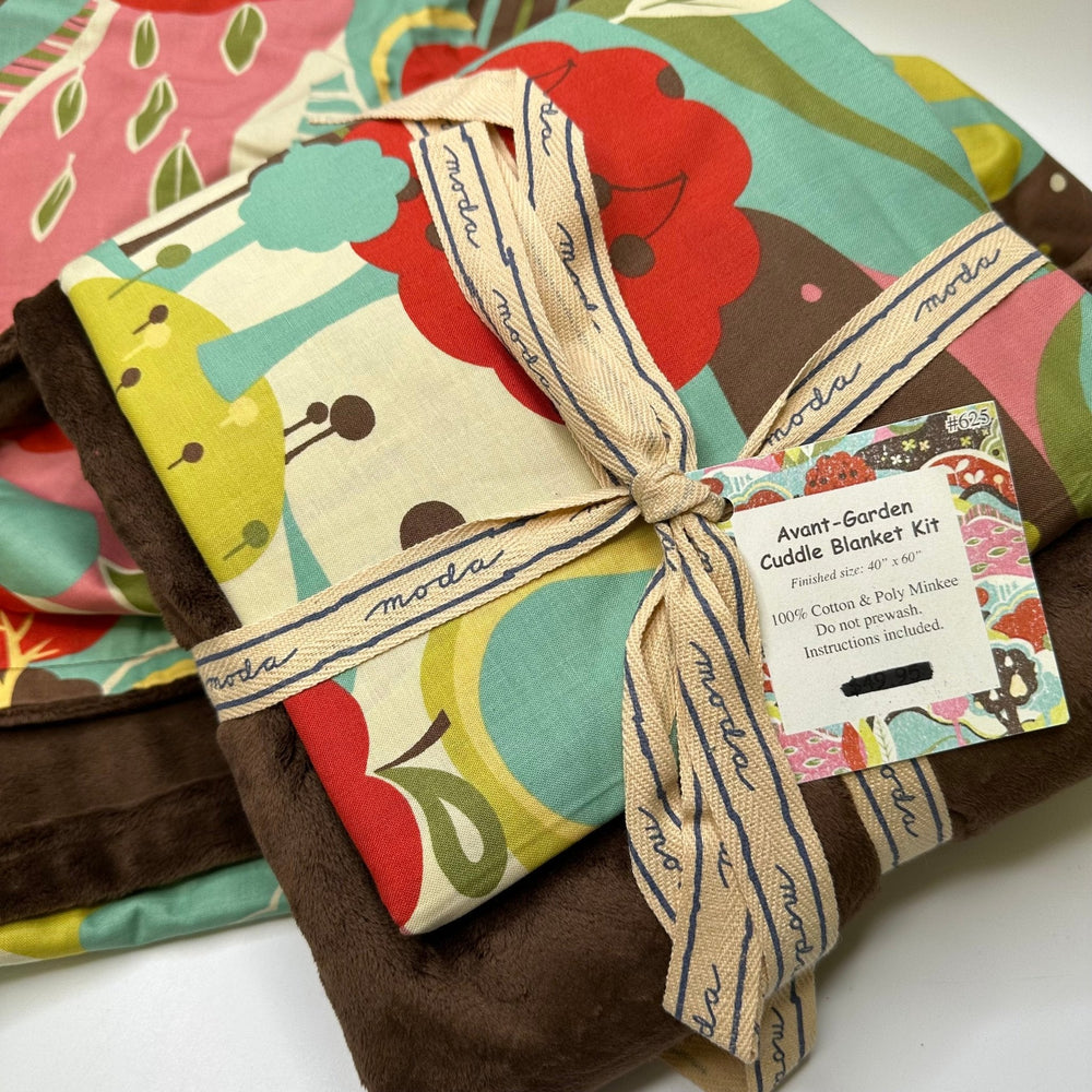 Avant - Garden Quilt Pack - Cotton/Poly Woven - Brown Multi Abstract - 1.5M Bundle - True Deadstock fabric Fabric by private - Sustainable Textile | FABCYCLE