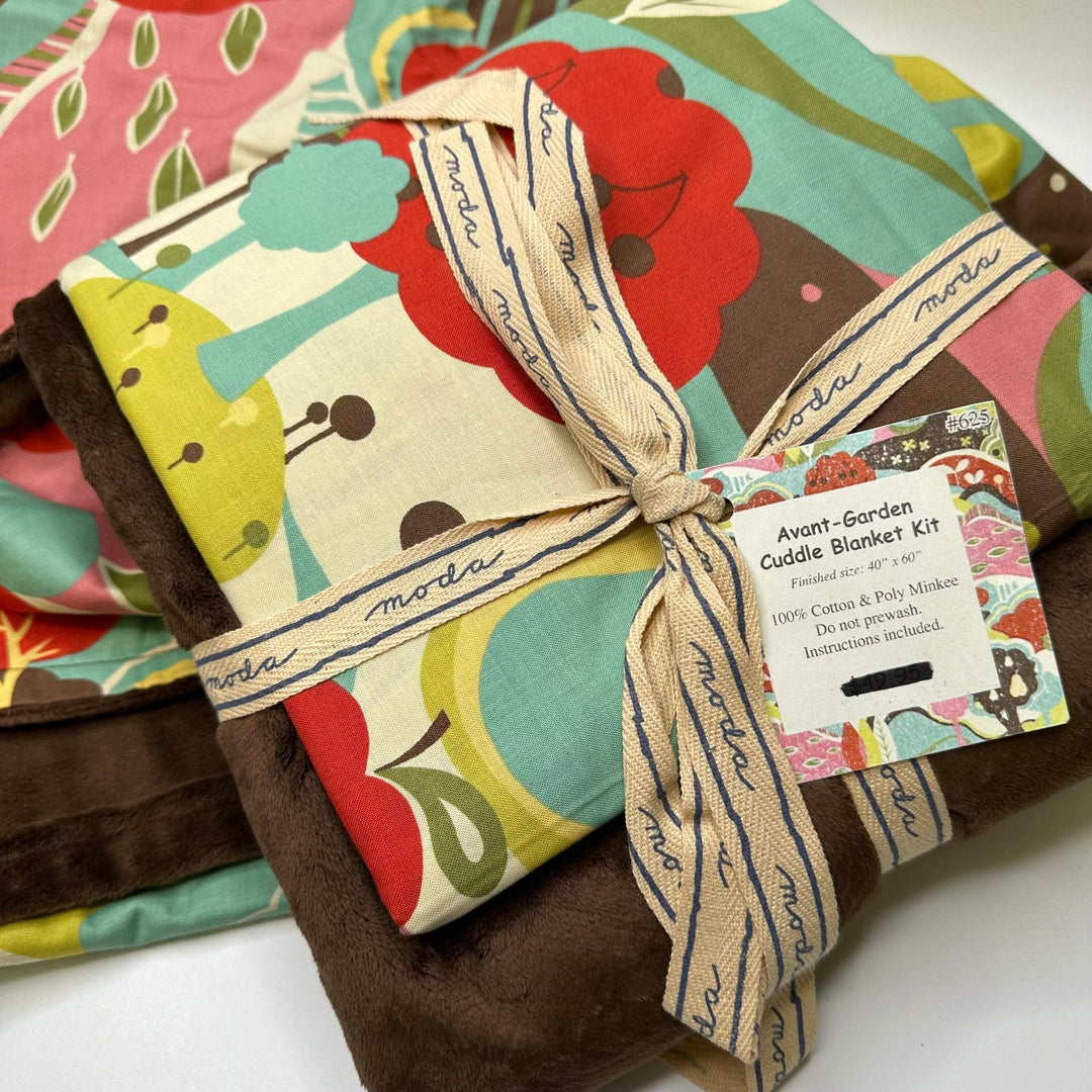 Avant - Garden Quilt Pack - Cotton/Poly Woven - Brown Multi Abstract - 1.5M Bundle - True Deadstock fabric Fabric by private - Sustainable Textile | FABCYCLE