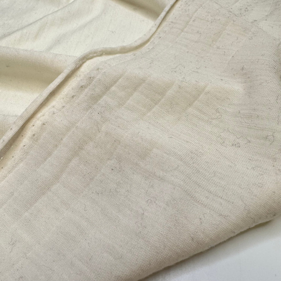 Baa Baa White Sheep - Jersey Merino Wool Knit - Cream - Bundles - True Deadstock fabric Fabric by private - Sustainable Textile | FABCYCLE