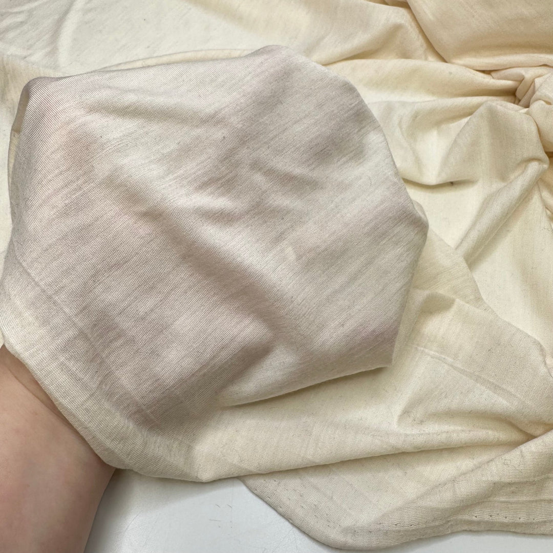 Baa Baa White Sheep - Jersey Merino Wool Knit - Cream - Bundles - True Deadstock fabric Fabric by private - Sustainable Textile | FABCYCLE