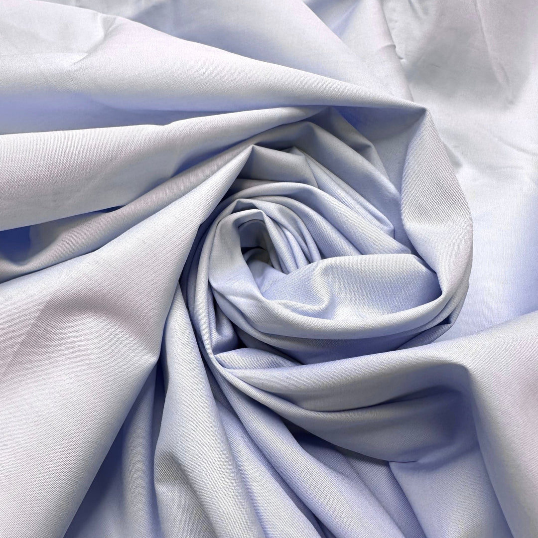 Baby Blue - Cotton Blend Woven - Light Blue - 1.2M Bundle - True Deadstock fabric Fabric by private - Sustainable Textile | FABCYCLE