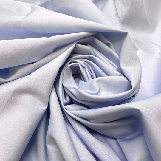 Baby Blue - Cotton Blend Woven - Light Blue - 1.2M Bundle - True Deadstock fabric Fabric by private - Sustainable Textile | FABCYCLE