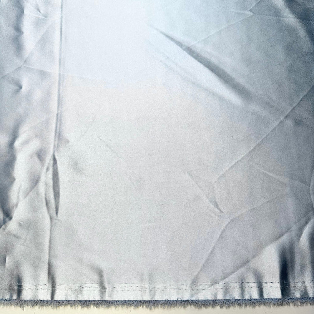 Baby Shower - Satin Polyester Blend Woven - Light Blue - 2M Bundle - True Deadstock fabric Fabric by private - Sustainable Textile | FABCYCLE