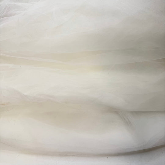 Bachelorette Party - Tulle Poly Woven - White - 3M Bundle - True Deadstock fabric Fabric by private - Sustainable Textile | FABCYCLE