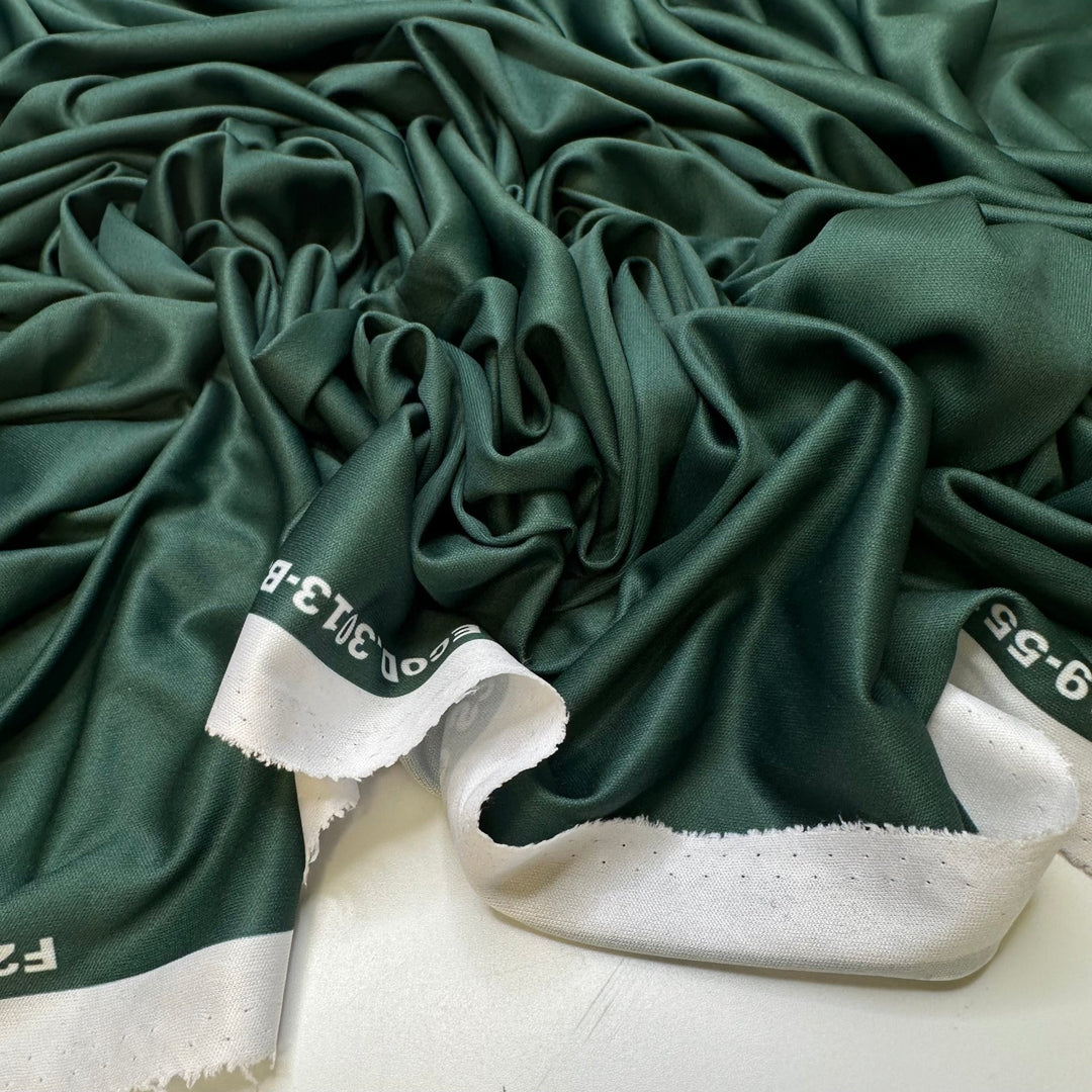 Backcountry Hiking - Chitosante Poly Knit - Dark Green - 0.95M Bundle - True Deadstock fabric Fabric by private - Sustainable Textile | FABCYCLE