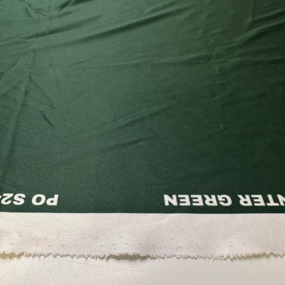 Backcountry Hiking - Chitosante Poly Knit - Dark Green - 0.95M Bundle - True Deadstock fabric Fabric by private - Sustainable Textile | FABCYCLE