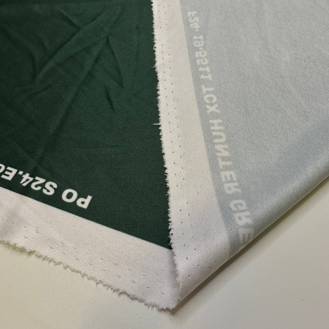 Backcountry Hiking - Chitosante Poly Knit - Dark Green - 0.95M Bundle - True Deadstock fabric Fabric by private - Sustainable Textile | FABCYCLE