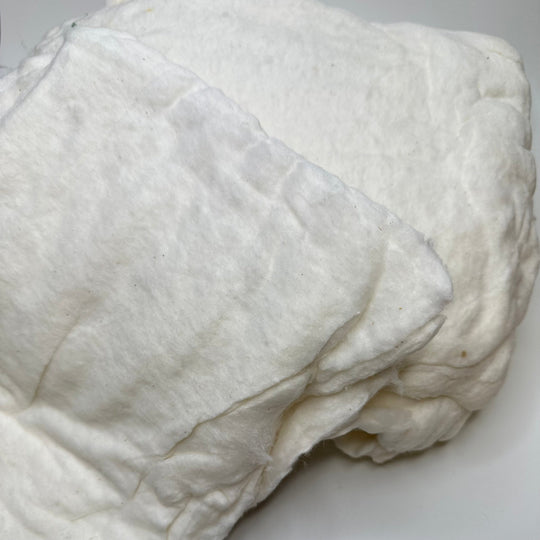 Bag Of Batting Pieces Batting - Light Cream - Individual - True Deadstock supplies Fabric by private - Sustainable Textile | FABCYCLE