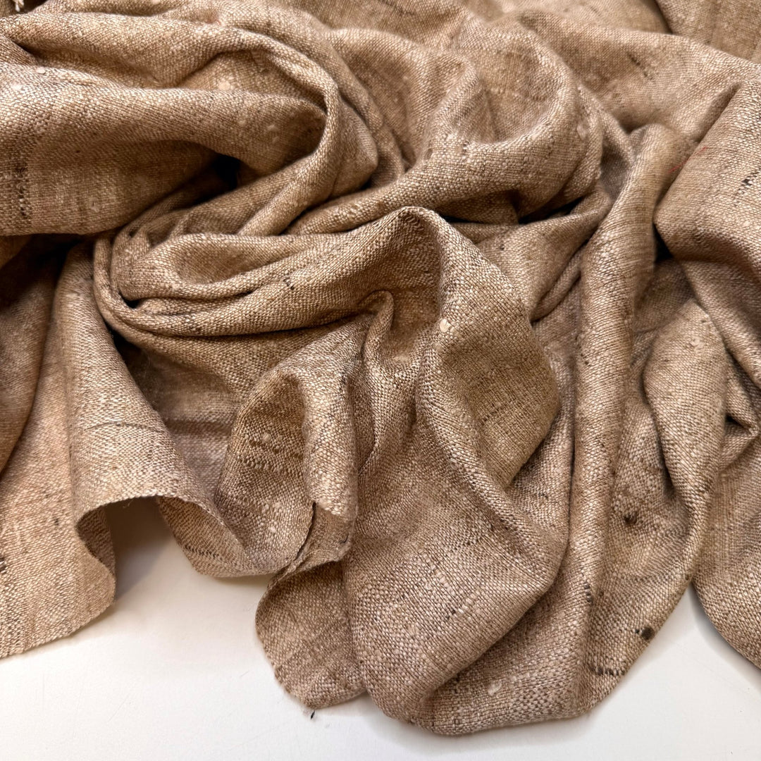 Baguette Cut - Silk Woven - Light Beige - 1.1M Bundle - True Deadstock fabric Fabric by private - Sustainable Textile | FABCYCLE