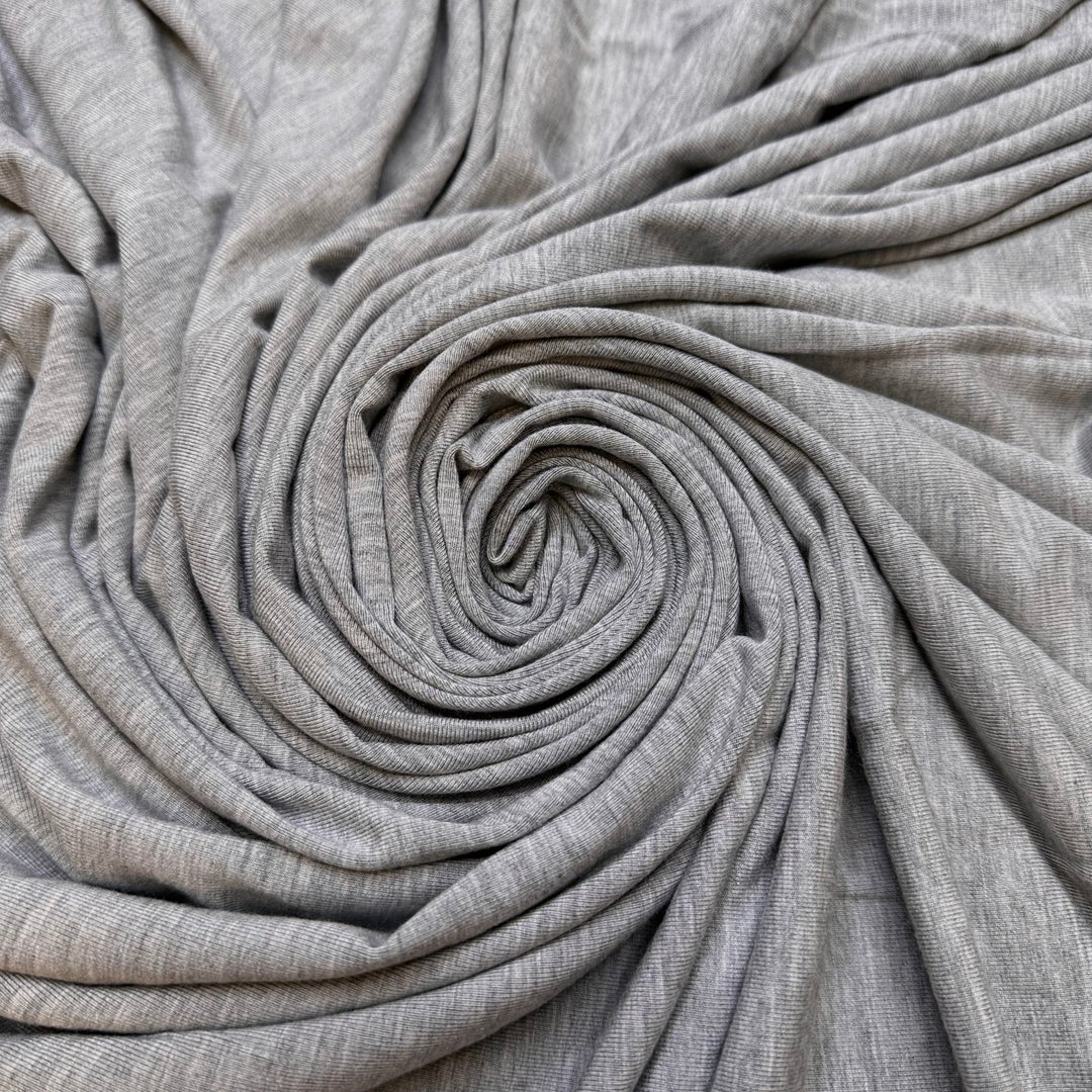Baking Class - Jersey Natural Blend Knit - Light Grey - 1.15M Bundle - True Deadstock fabric Fabric by private - Sustainable Textile | FABCYCLE