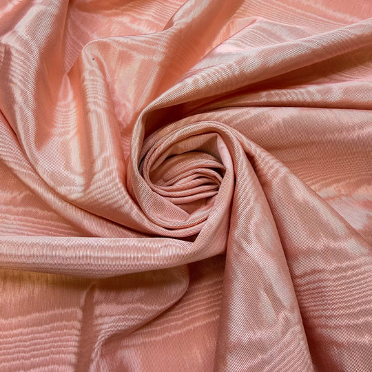 Baking The Ham - Poly/Cotton Woven - Light Pink Abstract - 1M Bundle - True Deadstock fabric Fabric by private - Sustainable Textile | FABCYCLE